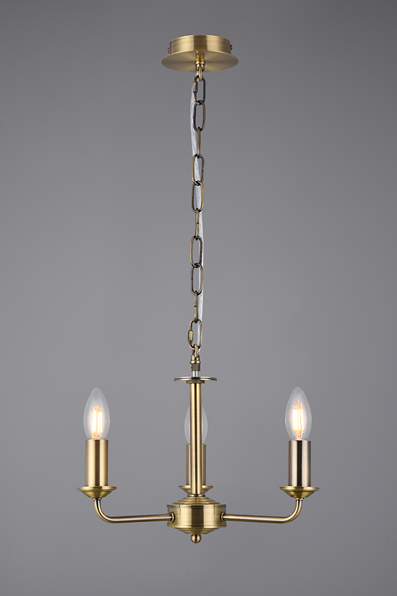 Banyan Pendant 3 Light Antique Brass D0355  Deco Banyan